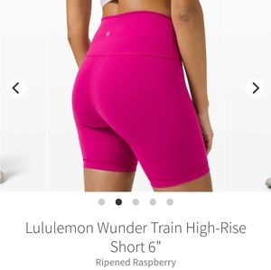 NWOT Lululemon Wunder Train Shorts